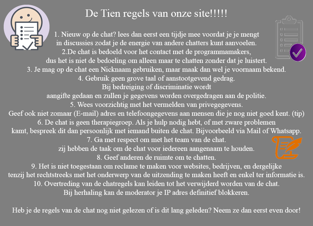 huisregels chatbox
